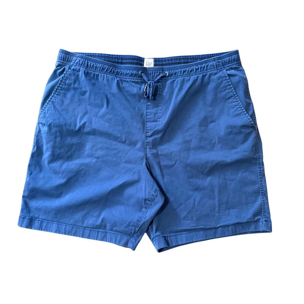 Gap Men's Shorts Drawstring Pull On Elastic Waistband Casual Blue Size XXL